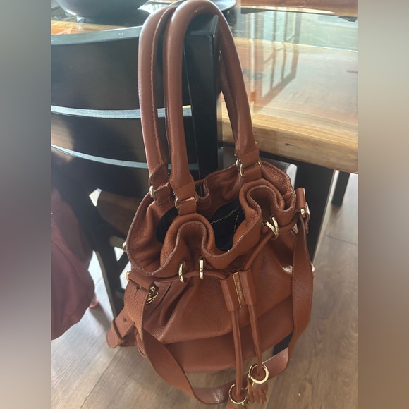 Seebychloe shoulder & handle purse in medium brown leather. - Picture 1 of 9